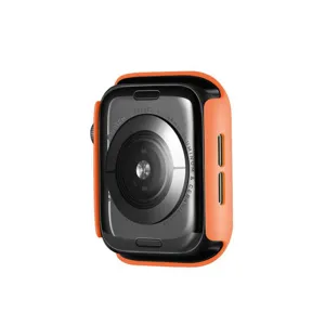 Schützendes Hart-PC-Mattes Gehäuse für Apple Watch 44mm, stoßfeste Bumper-Abdeckung.