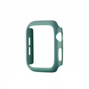 Mattes PC Hartschalen Bogen Schutzhülle Detail für Smartwatch in dunklem Grün Accessoire.