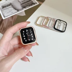 Metallschutzhülle kompatibel mit Apple Watch, Bumper-Gehäuse aus Aluminiumlegierung in Farben.