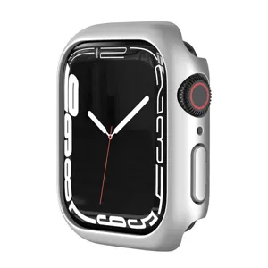 Apple Watch Silber PC Schutzhülle Halbschale Bumper Hartschale Zubehör kompatibel