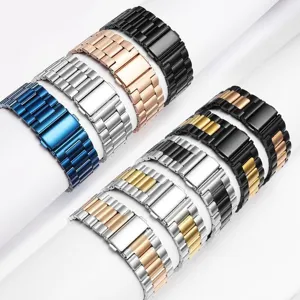 RVS metalen horlogeband vervangende band compatibel met verschillende slimme horloges.