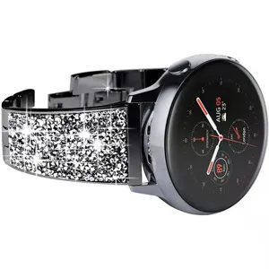 Cinturino smartwatch con strass di lusso bracciale in metallo cristallo scintillante elegante