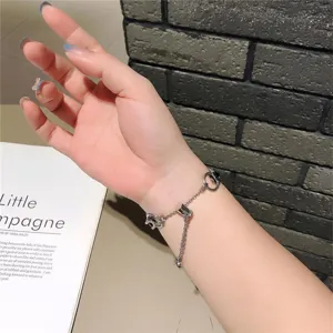 Metallketten Armband Detailansicht mit exquisiter Verarbeitung, verstellbarem Verschluss.