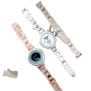 Ersatz Harz Kette Uhrenarmband kompatibel mit Huawei GT2 Watch 3 Pro, stilvolles modisches Band.