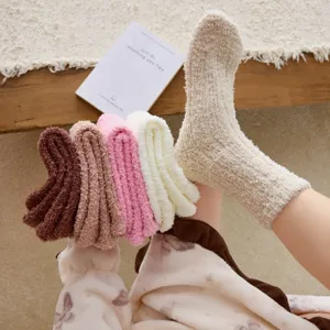 Calzini in pile soffici e accoglienti inverno caldo simpatici calzini da sonno morbidi