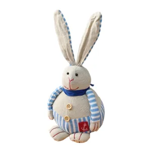 European style cute bunny fabric door stop plush toy easter home decoration gift doll