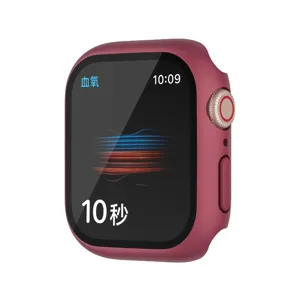 Kokkini prostateftiki thiki apo PC kai giali gia seira Apple Watch, kompsi thiki smart.