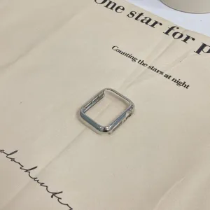 Galvanisierte PC Schutzhülle kompatibel mit Apple Watch, schlanke harte Bumper Abdeckung.