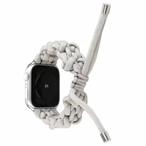 Πλεκτό λουράκι paracord για Apple Watch, ανθεκτικό αθλητικό λουράκι εξωτερικού χώρου.