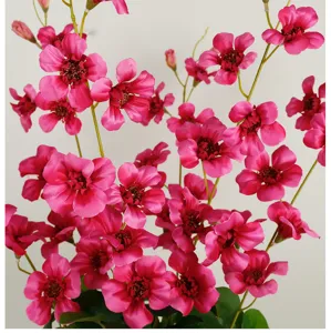 Artificial silk flowers trumpet vine long branch for home wedding decoration props