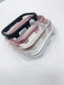 Coque de protection en métal aluminium pare-chocs pour montre connectée, lot de 4.