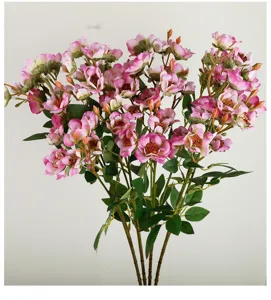 Bouquet de fleurs de roses artificielles roses pour decoration de mariage interieur