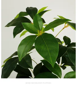 Kunstmatige geldboom bladeren tak groene plant voor huisdecoratie bruiloft bloemstuk.
