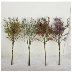 Nordic artificial statice flower bouquet for home decor, dining table, hotel decoration, photo props