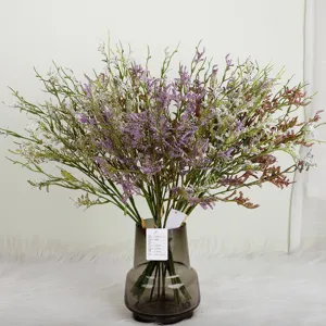Nordic Artificial Baby Breath Flower Single Branch Fake Limonium Floral Stem For Home Decor Hotel Table Photography Props