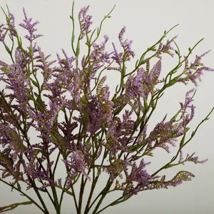 Artificial statice flower single branch Nordic style home decor table flower photography prop.