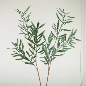 Branches d'olivier artificielles fausses tiges de plantes pour décor de mariage maison