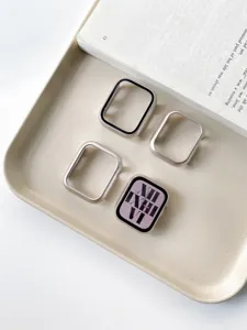 Starlight PC Schutzhülle kompatibel mit Apple Watch Serie 10 11 9 SE Bumper Case Schutz