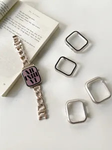 Starlight Metall Uhrenarmband und Schutzhüllen Set für Smartwatch Ersatzteile Teile.