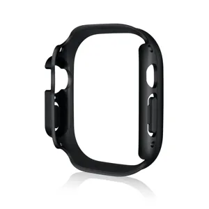 Μαύρη προστατευτική θήκη συμβατή με Apple Watch Ultra 49mm ανθεκτικός προφυλακτήρας
