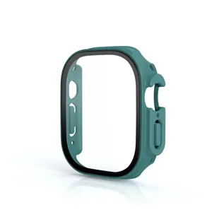 Πράσινη προστατευτική θήκη για smartwatch, ακριβείς εγκοπές, ανθεκτικό υλικό, λεπτομέρεια.