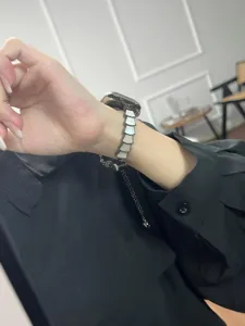 Ανταλλακτικό μεταλλικό λουράκι ρολογιού συμβατό με Apple Watch σχέδιο λέπια φιδιού.