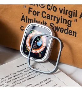 Aluminum metal protective case compatible with Apple Watch Ultra 49mm durable alloy cover
