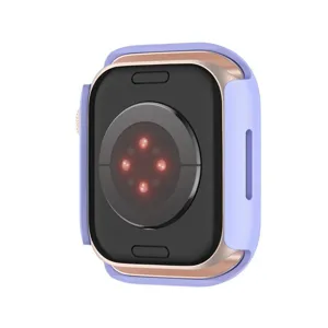 Προστατευτική θήκη PC για Apple Watch με μεταλλικό άκρο και ακριβείς εγκοπές αισθητήρων