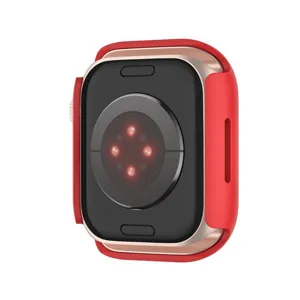Προστατευτική θήκη συμβατή με Apple Watch, ανθεκτικό περίβλημα PC με κομψό μεταλλικό φινίρισμα.