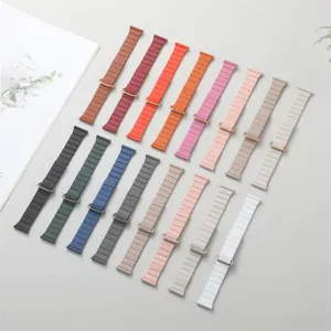 Magnetische Leren Vervangende Horlogeband Strap Voor Smartwatch Stijlvolle Polsband Comfortabele Horloge Accessoires