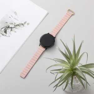 Magnetische siliconen sport horlogeband voor Samsung Galaxy watch, comfortabel en stilvol.