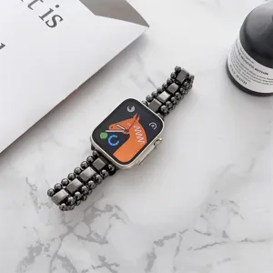 Cinturino in perle di metallo per Apple Watch cinturino di ricambio elegante