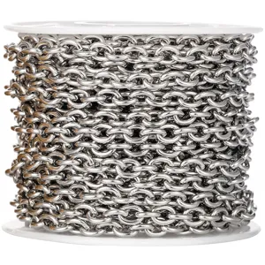Stainless steel chain spool for DIY handmade necklace jewelry making accessories roll spool