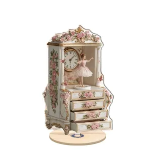 Vintage ballerina acrylic ornament desktop decor cute aesthetic room decoration gift for girls