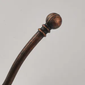 Antique bronze metal coat hook european style hardware wall mounted single clothes hanger detail