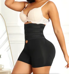 Hohe Taille Miederhose Bauchweg Formschluesse Body Shaper Po Heber schwarze Unterwaesche
