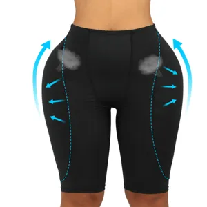 Damen Hohe Taille Po-Lifting Formende Hose Mit Schwamm-Pads Hüft-Optimierer Bauchkontrolle Nahtlose Unterwäsche Plus Size Shorts