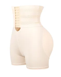 Hochwertige Miederhose mit Bauchweg-Effekt, Hakenverschluss und Po-Push-up für Damen.