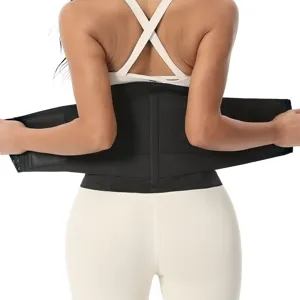 Cinturón de soporte lumbar y entrenamiento de cintura para fitness, ajustable.