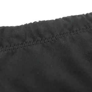 Men's shapewear boxer briefs detail high waist stretchy fabric fine stitching comfortable fit.