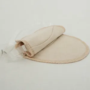 Almohadillas antitranspirantes con tirantes transparentes, 95% algodón transpirable diario.
