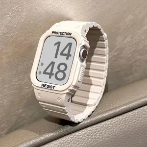 Custodia Protettiva E Cinturino In Silicone Magnetico Per Smart Watch Sport Band Accessori Di Ricambio