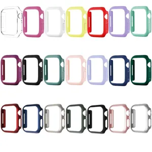 Smartwatch Protective Case Semi-Enclosed Hollow Oil Spraying Bumper Frame Smartwatch Accessories