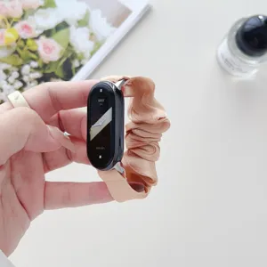Chiffon Scrunchie Ersatzarmband für Fitness Smartband, weiches elastisches Stoffarmband.