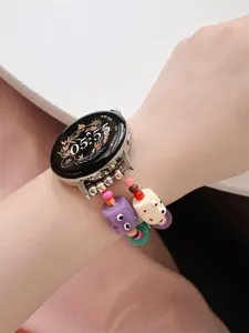 Kleurrijk monster kralen smartwatch horlogebandje, creatief en mooi accessoire.