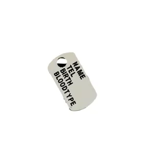 Metalem hondenpenning hanger bedels legering blanco DIY sieraden maken accessoires onderdelen