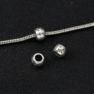 Zinklegierung Tibetische Silber Perlen DIY Armband Halskette Schmuck Zubehörteile