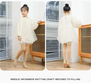 Kids dance tights footed ballet tights elastic breathable children dancewear pantyhose