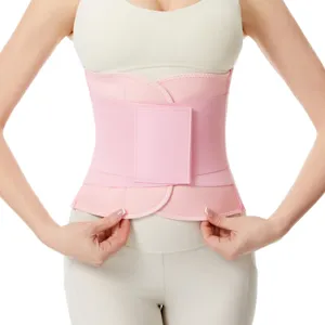 Rosa Taillenformer Gürtel für Damen, verstellbarer Bauchweggürtel, Fitness Sport Miederwaren.