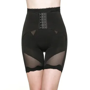 Postpartum high waist tummy control shapewear breathable mesh girdle shorts main view
